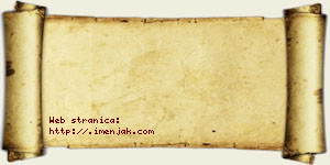 Jordanka Kandić vizit kartica